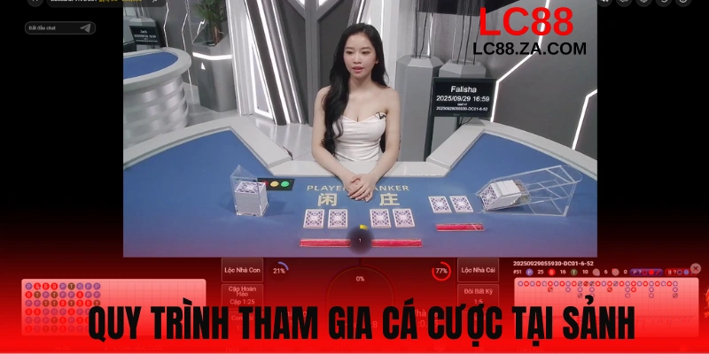 Quy trình tham gia cá cược tại Casino LC88